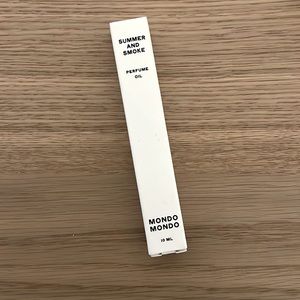 Never opened Mondo Mondo Summer and Smoke fragrance oil, 10 ml